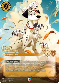 Pongo - Determined Father (Enchanted) 223/204 Enchanted Holofoil