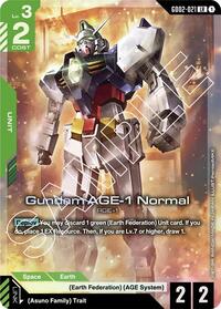 Gundam AGE-1 Normal | Dual Impact | Legend Rare | Holofoil | #GD02-021