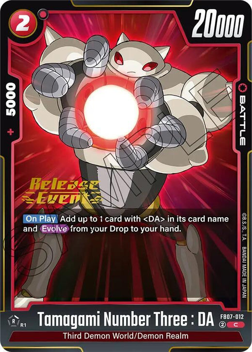 Tamagami Número Tres : DA FB07-012 C