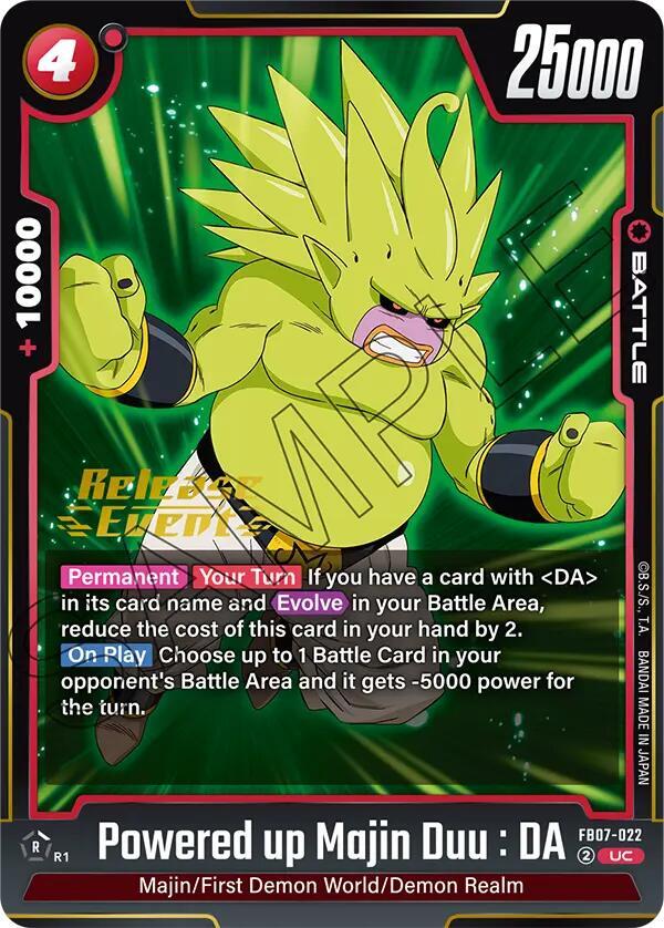 DBS Fusion World: Wish For Shenron Release Event Cards Singles