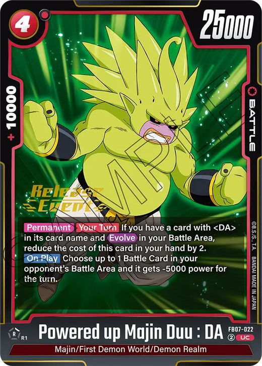Majin Duu Encendido: DA FB07-022 UC