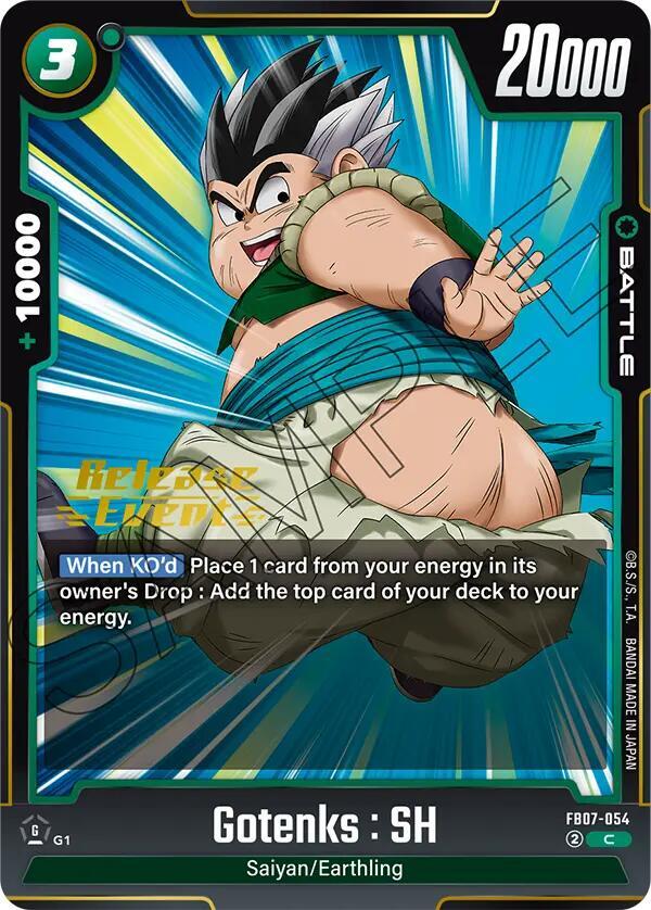 DBS Fusion World: Wish For Shenron Release Event Cards Singles