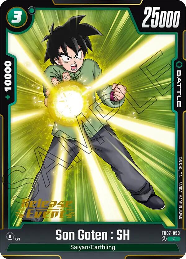 DBS Fusion World: Wish For Shenron Release Event Cards Singles