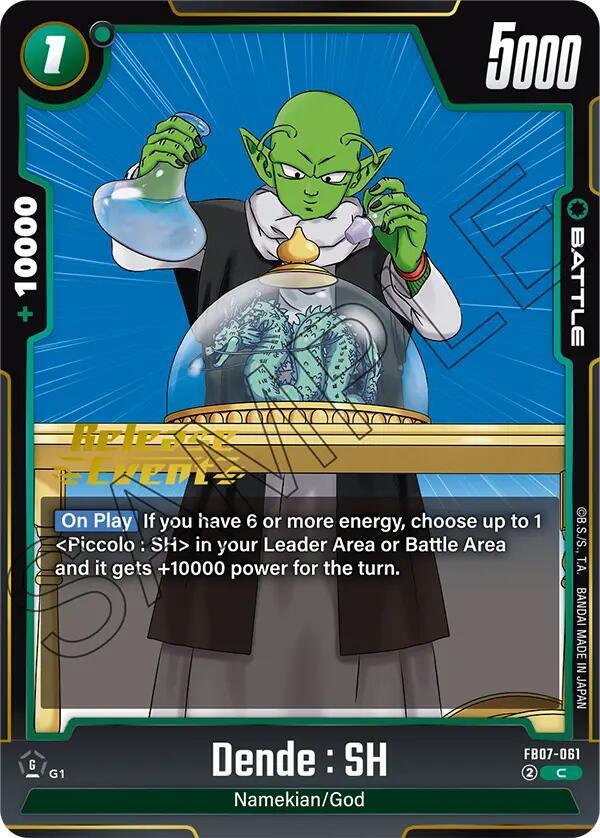 DBS Fusion World: Wish For Shenron Release Event Cards Singles