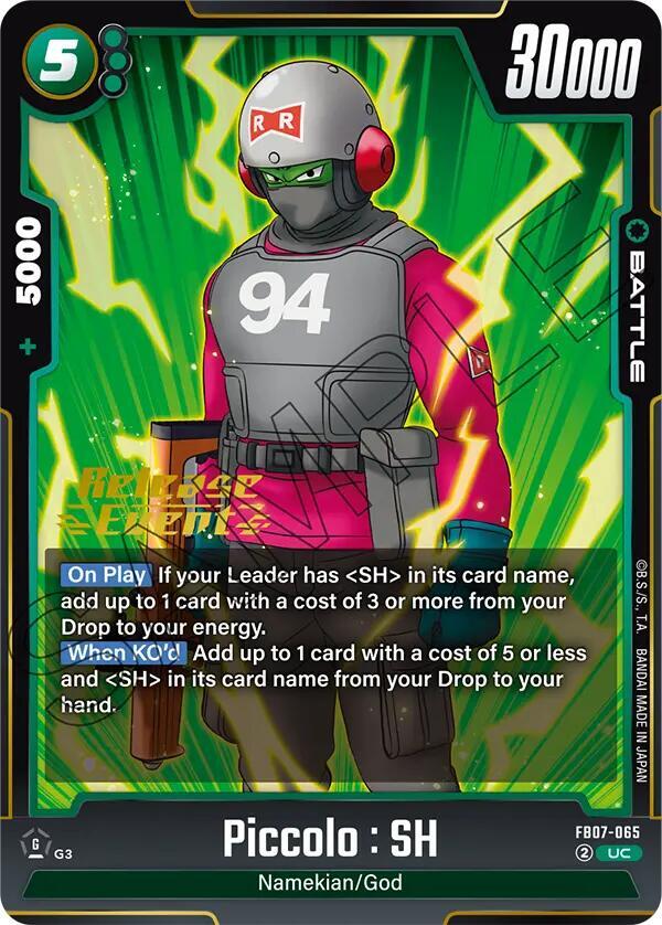 DBS Fusion World: Wish For Shenron Release Event Cards Singles