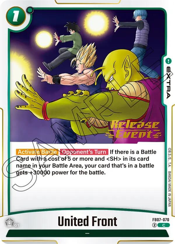 DBS Fusion World: Wish For Shenron Release Event Cards Singles