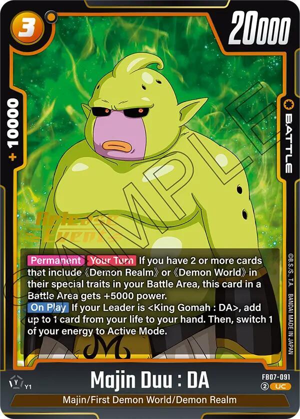 DBS Fusion World: Wish For Shenron Release Event Cards Singles