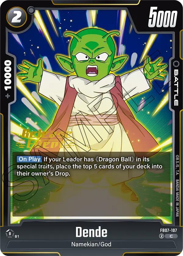 DBS Fusion World: Wish For Shenron Release Event Cards Singles