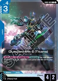 Gundam Mk-II (Titans) | Dual Impact | Rare | Holofoil | #GD02-003