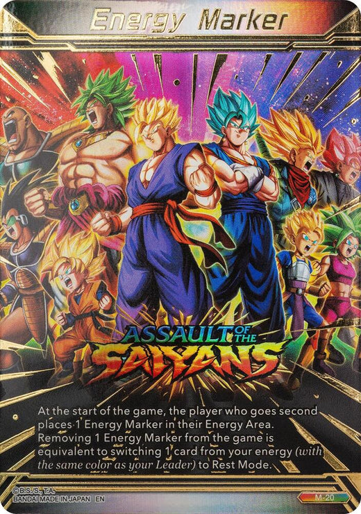 Energy Marker - Assault of the Saiyans (M-20) M-20 Foil