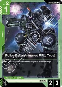 Police Zaku (Armored RRU Type) | Dual Impact | Common | Normal | #GD02-035