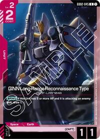 GINN Long-Range Reconnaissance Type | Dual Impact | Uncommon | Normal | #GD02-045