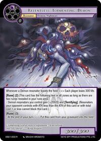Relentless Tormenting Demon | Evil Cluster Starter Deck 1: Valgott | Rare | Normal | #ESD1-003 R