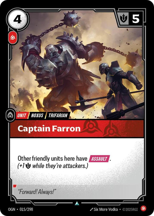 Capitán Farron 015/298 Poco común