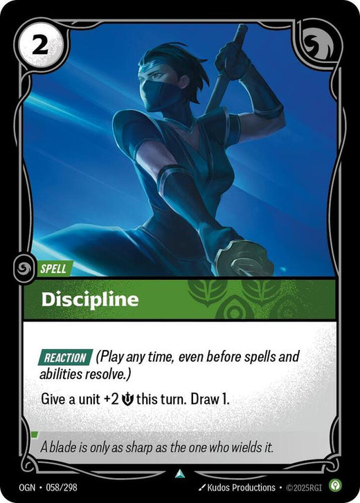 Disciplina 058/298 Poco común