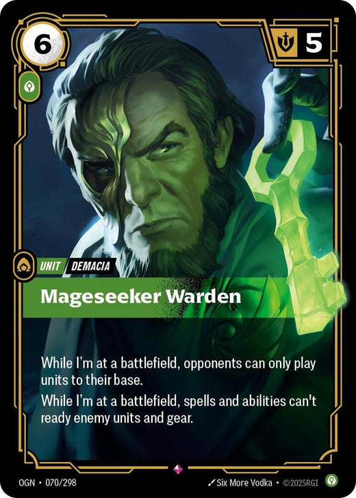 Guardián buscador de magos 070/298 Rara Foil