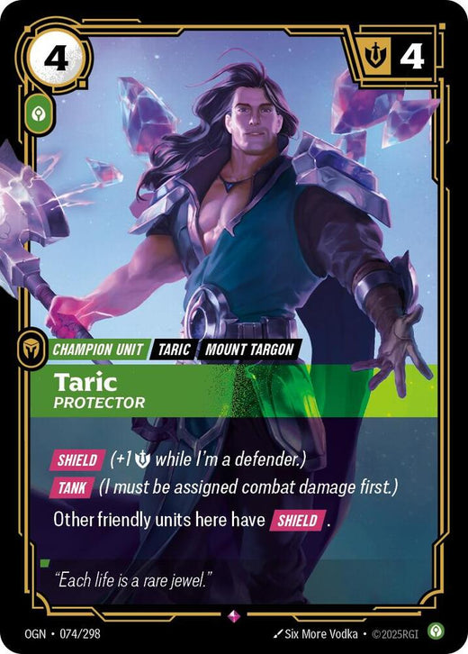 Taric - Protector 074/298 Rara Foil