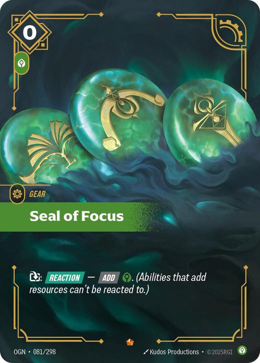 Sello de concentración 081/298 Épica Foil