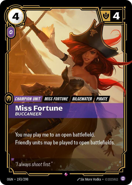 Miss Fortune - Bucanera 193/298 Rara Brillante