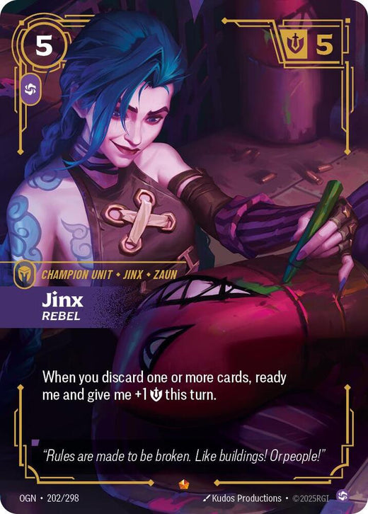 Jinx - Rebelde 202/298 Lámina Épica