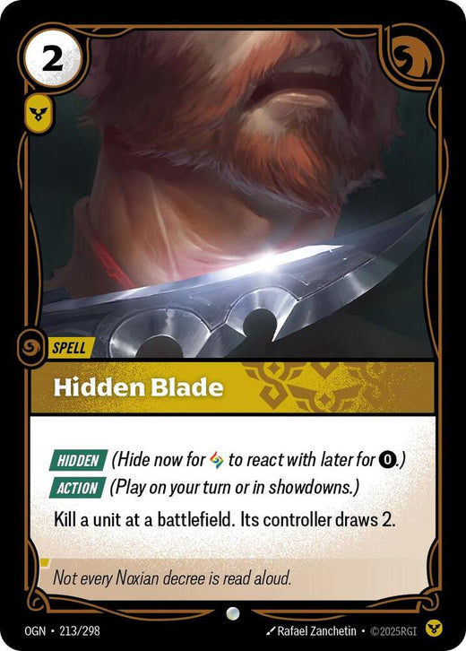 Hoja Oculta 213/298 Común