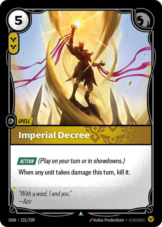 Decreto Imperial 221/298 Poco Común