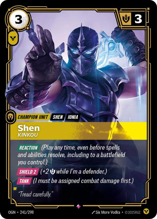 Shen - Kinkou 241/298 Rara Foil