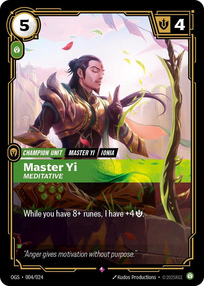 Riftbound: League of Legends Trading Card Game: Origins: Proving Grounds Singles 1/1