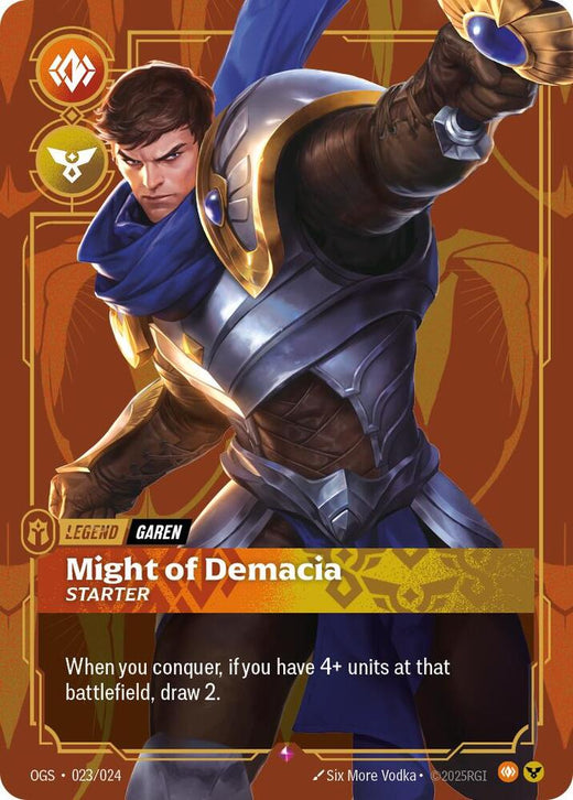 Garen - Poder de Demacia (Inicial) 023/024 Rara