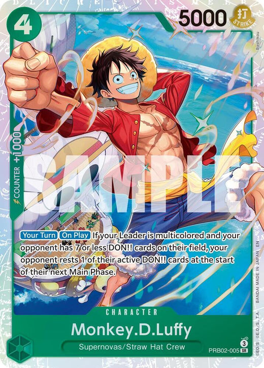Monkey.D.Luffy - PRB02-005 PRB02-005 SR Foil