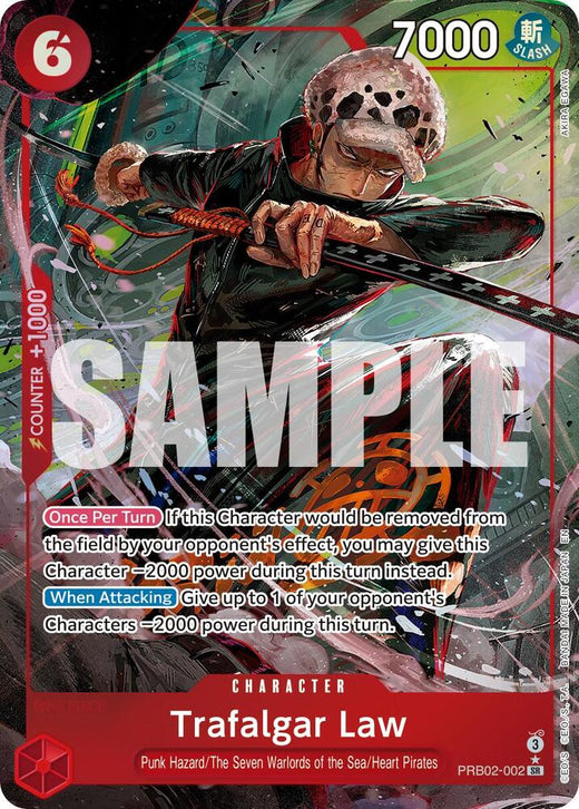 Trafalgar Law - PRB02-002 (Alternate Art) PRB02-002 SR Foil