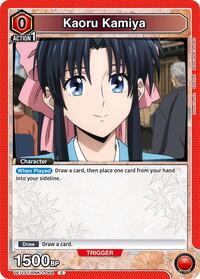 Kaoru Kamiya (068) | UE11ST: Rurouni Kenshin Starter Deck | Common | Normal | #UE11ST/RNK-1-068