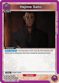 Hajime Saito (113) | UE11ST: Rurouni Kenshin Starter Deck | Rare | Normal | #UE11ST/RNK-1-113