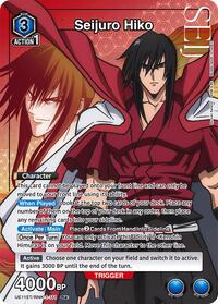Seijuro Hiko (R*) | UE11ST: Rurouni Kenshin Starter Deck | Rare 1-Star | Foil | #UE11ST/RNK-1-111