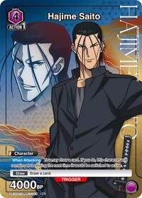 Hajime Saito (113) (R*) | UE11ST: Rurouni Kenshin Starter Deck | Rare 1-Star | Foil | #UE11ST/RNK-1-113