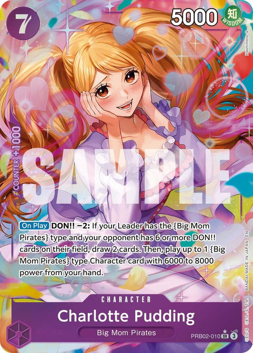 Charlotte Pudding - PRB02-010 (Alternate Art) PRB02-010 SR Foil