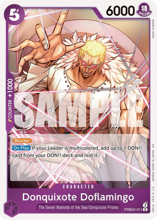 Donquixote Doflamingo PRB02-011 R Foil