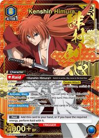 Kenshin Himura (011) (SR*) | UE11BT: Rurouni Kenshin | Super Rare 1-Star | Foil | #UE11BT/RNK-1-011