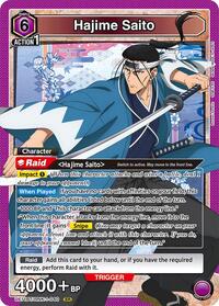 Hajime Saito (040) | UE11BT: Rurouni Kenshin | Super Rare | Foil | #UE11BT/RNK-1-040
