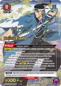Hajime Saito (040) (SR**) | UE11BT: Rurouni Kenshin | Super Rare 2-Star | Foil | #UE11BT/RNK-1-040