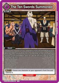 The Ten Swords Summoned | UE11BT: Rurouni Kenshin | Uncommon | Normal | #UE11BT/RNK-1-066