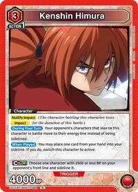 Kenshin Himura (088) | UE11BT: Rurouni Kenshin | Rare | Foil | #UE11BT/RNK-1-088