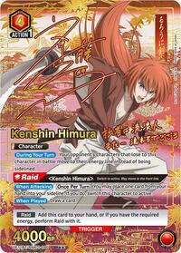 Kenshin Himura (090) (SR**) | UE11BT: Rurouni Kenshin | Super Rare 2-Star | Foil | #UE11BT/RNK-1-090