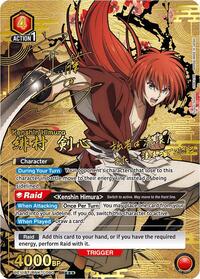 Kenshin Himura (090) (SR***) | UE11BT: Rurouni Kenshin | Super Rare 3-Star | Foil | #UE11BT/RNK-1-090