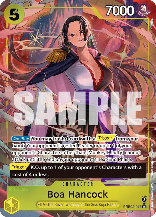 Boa Hancock (Alternate Art) PRB02-017 SR Foil