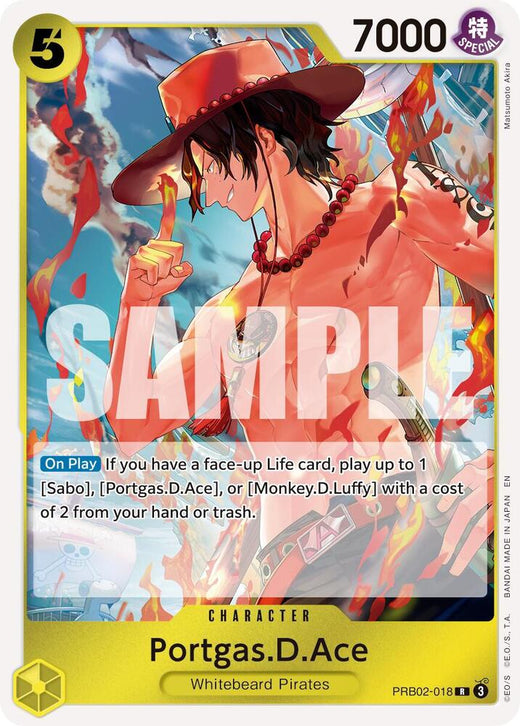 Portgas.D.Ace - PRB02-018 PRB02-018 R Foil