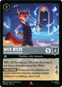 Nick Wilde - Persistent Investigator 187/204 Rare