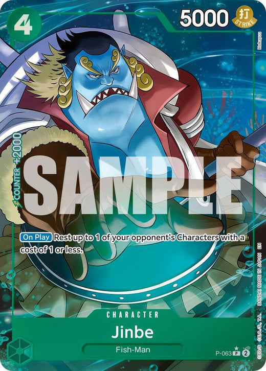 Jinbe - P-063 (Alternate Art) P-063 PR Foil