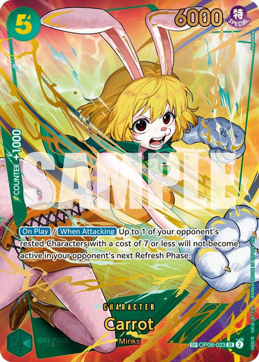 Carrot (SP) OP08-023 SR Foil