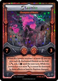Leonite - Champion of Hestia | Organized Play Series 4 | SR | Holo | #TP4-15